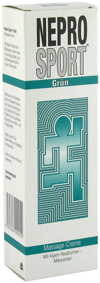 NESTMANN Neprosport Creme grün