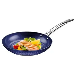 Ceraflon Prestige Diamant Antihaft XXL Aluguss-Pfanne, ca. Ø 28 cm - Blau