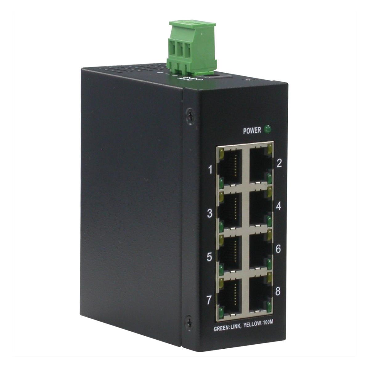 Roline Industrie Switch 8x RJ-45, unmanaged (8 Ports) (21.13.1156)