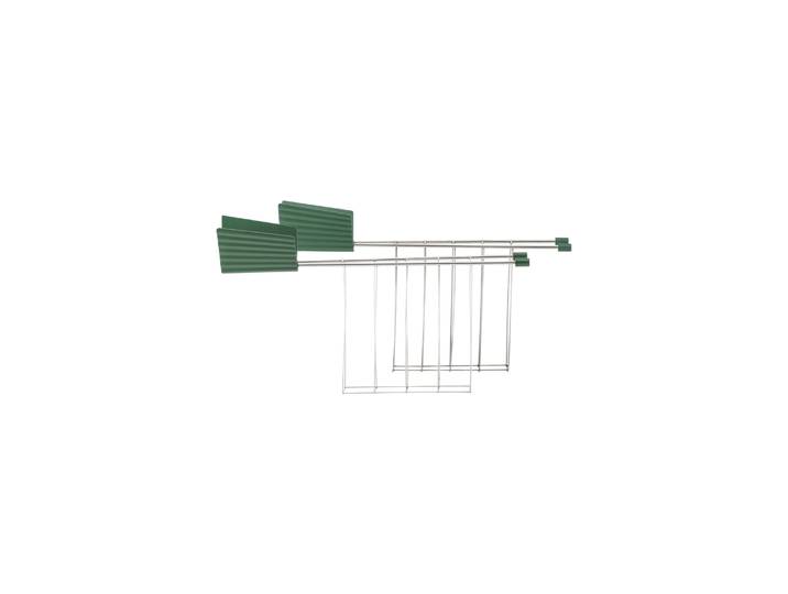 Alessi - Pince pour grille-pain Plissé - Vert - Résine thermoplastique - Designer Michele de Lucchi