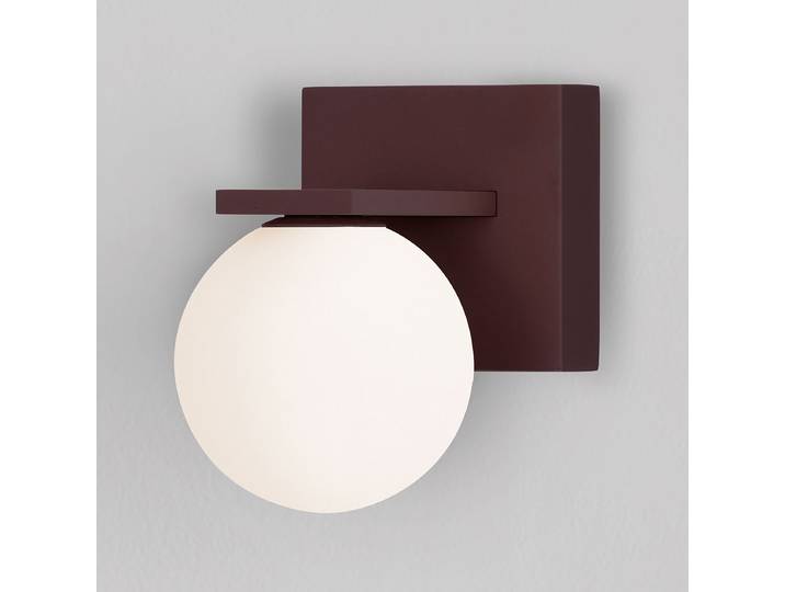 LED-Wandleuchte 12 x 18 x 22cm Braun/Braun