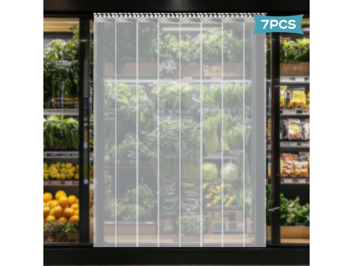 Bande de rideau transparente en PVC, rideau de porte Transparent, Durable et solide pour les usines et les supermarchés, articles ménagers