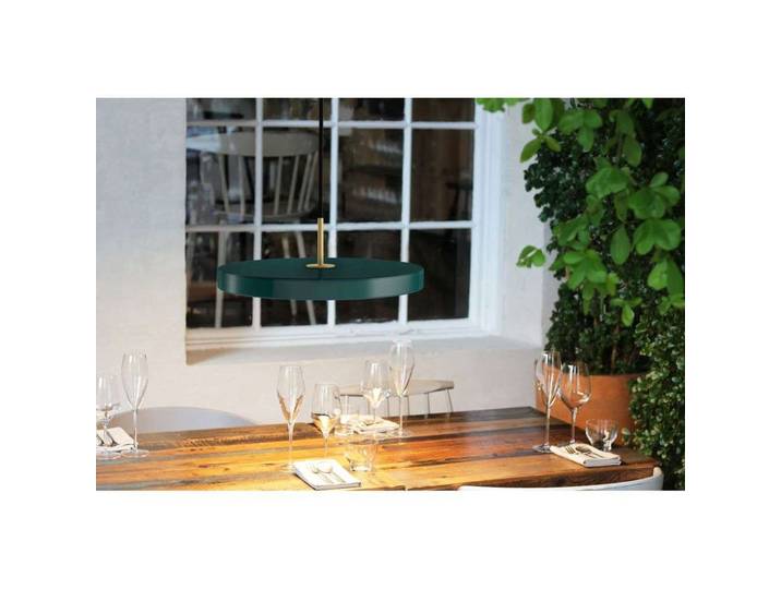 Suspension Asteria Plus, Ø 30 cm, vert/acier - UMAGE - Salon / séjour - Métal