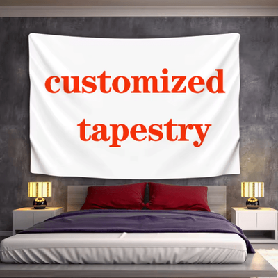 Inspire Picks Custom Boho Mandala Tapestry Personalized Wall Hanging With Photo Print Decor buff more Size Contacts