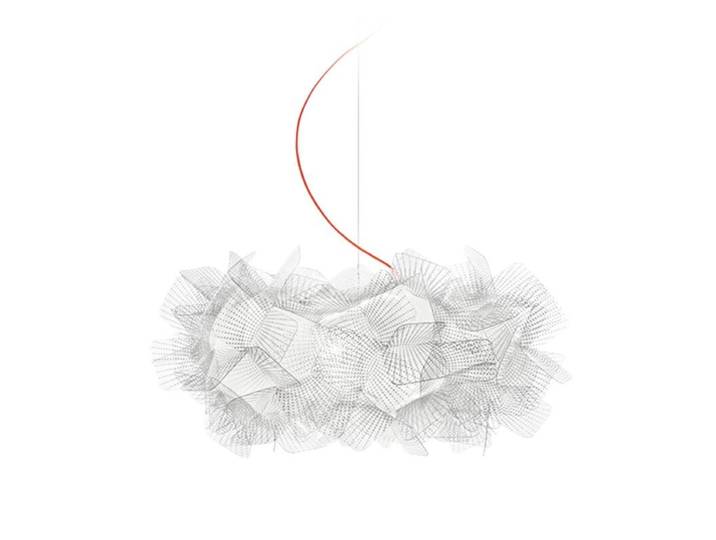 Slamp Pendelleuchte Clizia - Pixel (rotes Kabel) , 53 AußergewÃ