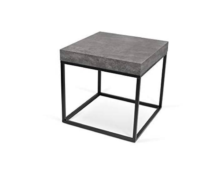 TEMAHOME Petra 55 Kaffeetisch/Kaffeetisch/Beistelltisch, 55 x 55 x 53 cm, Schwarz