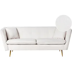 3-SITZER-SOFA Bouclé Cremeweiß Frederica