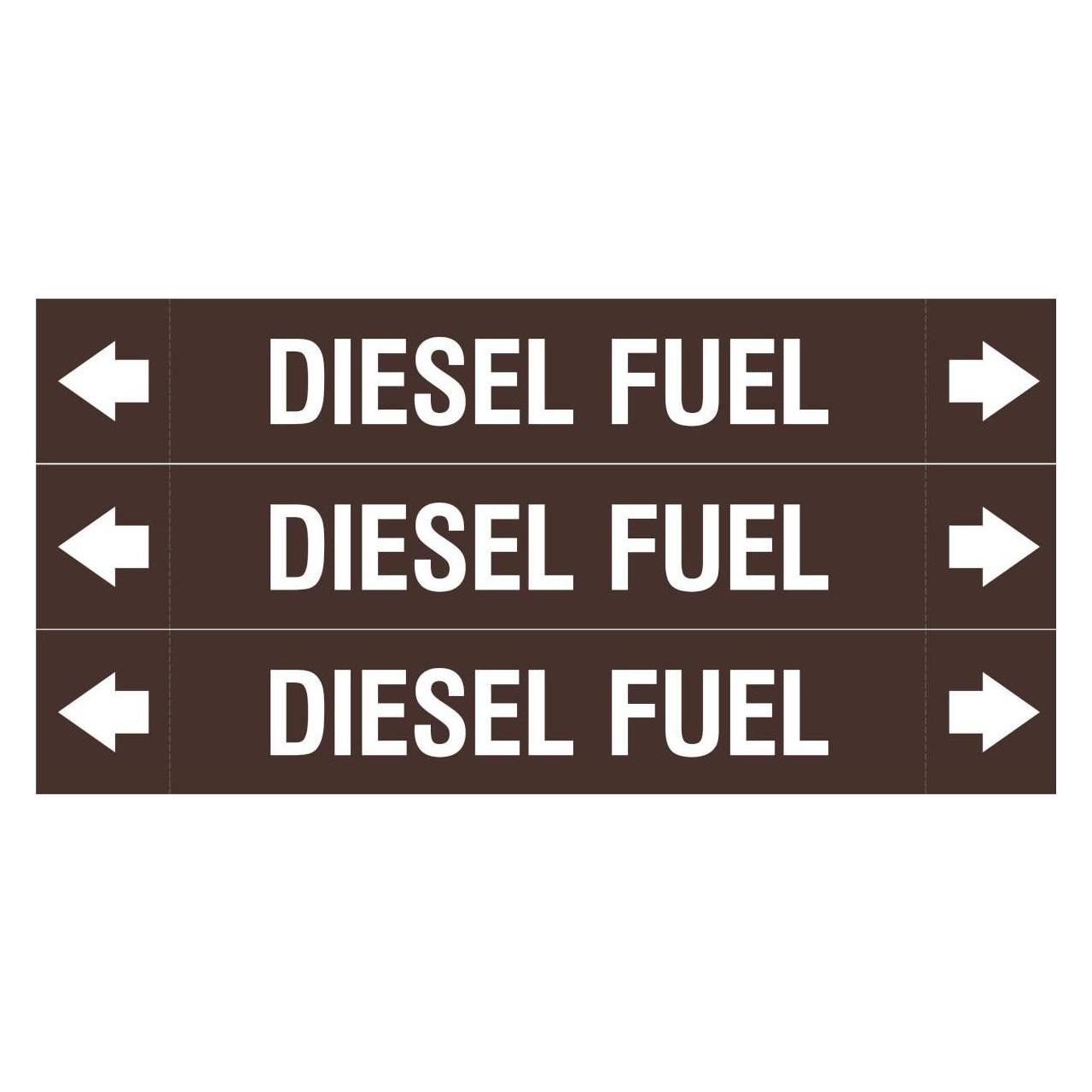 Brady ASME - Rohrmarkierer - Diesel Fuel (ASMEPM-37X230MM-DIESEL FUEL)
