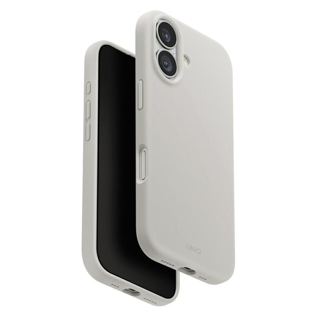 Uniq Lino Case for iPhone 17 Magclick Charging Light Gray (Apple iPhone 17) (UNIQ-IP6.3(2025)-LINOMMGRY)