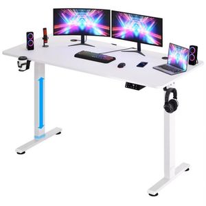 CASARIA Schreibtisch 109361, weiß / weiß, elektrisch höhenverstellbar, 140 x 73-118 x 60 cm