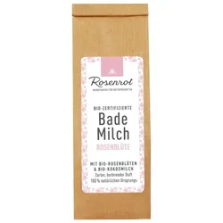 Feste Bademilch - Rosenblüte Pulver