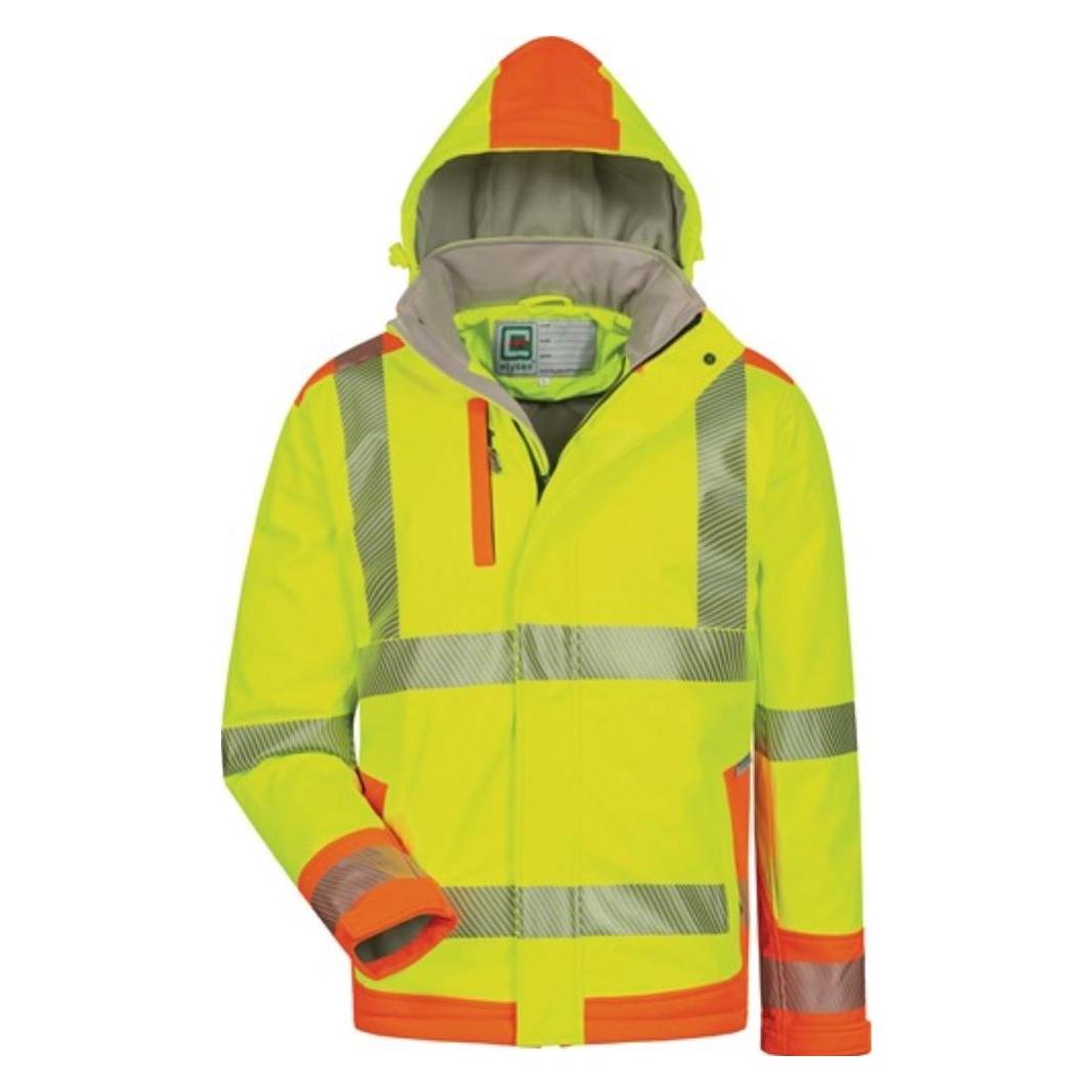 Elysee Warnschutz-Softshelljacke Rickmer Grösse M gelb/orange (M) (23446-1)