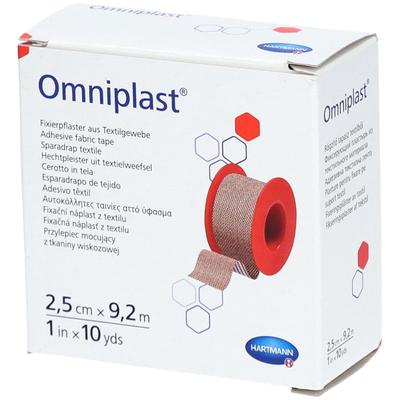Omniplast Fixierpflaster Textilgew.2,5 cmx9,2 m 1 St Pflaster