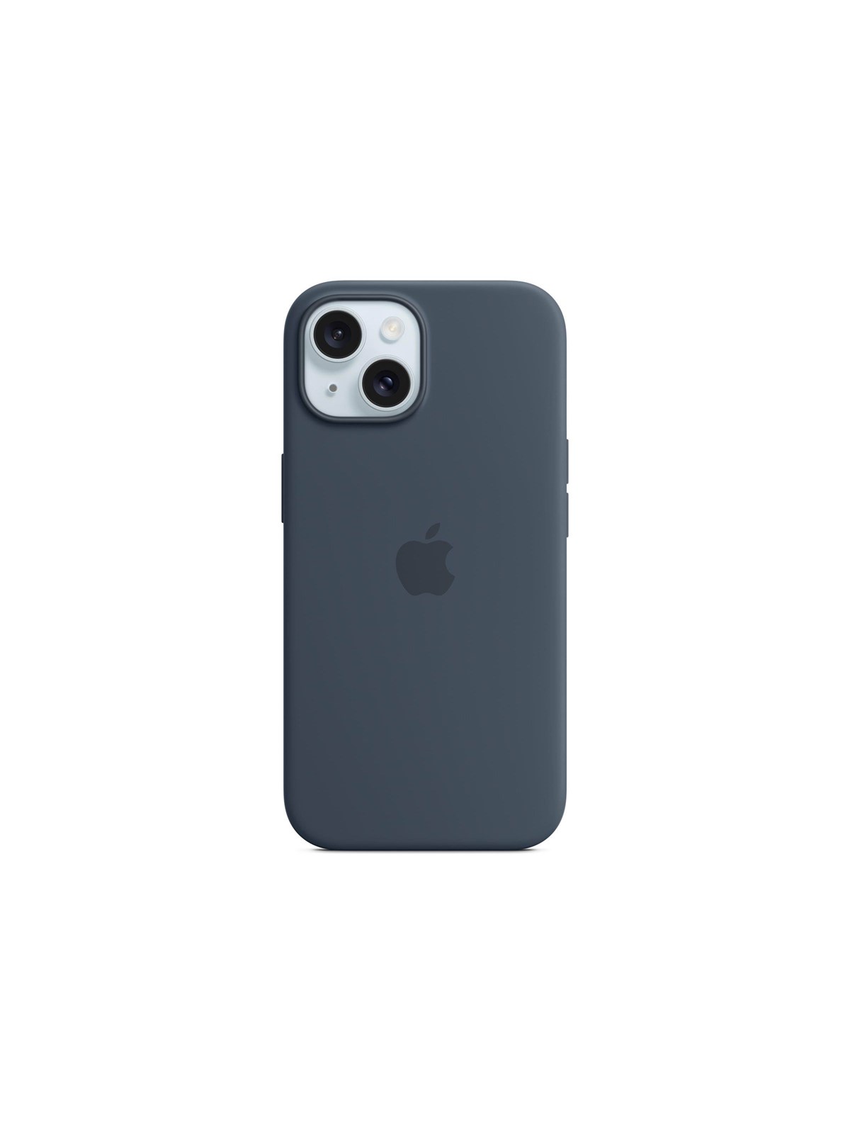 Apple iPhone 15 Silicone Case with MagSafe - Storm Blue