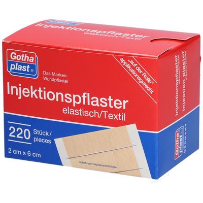 Gothaplast Injektionspfl.2x6 cm 220 St Pflaster