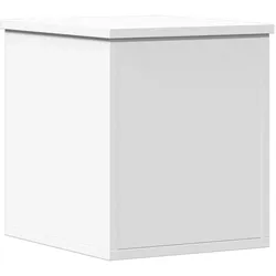 vidaXL Truhe Weiß 30x35x35 cm Holzwerkstoff