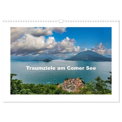 Traumziele am Comer See (Wandkalender 2027 DIN A3 quer), CALVENDO Monatskalender