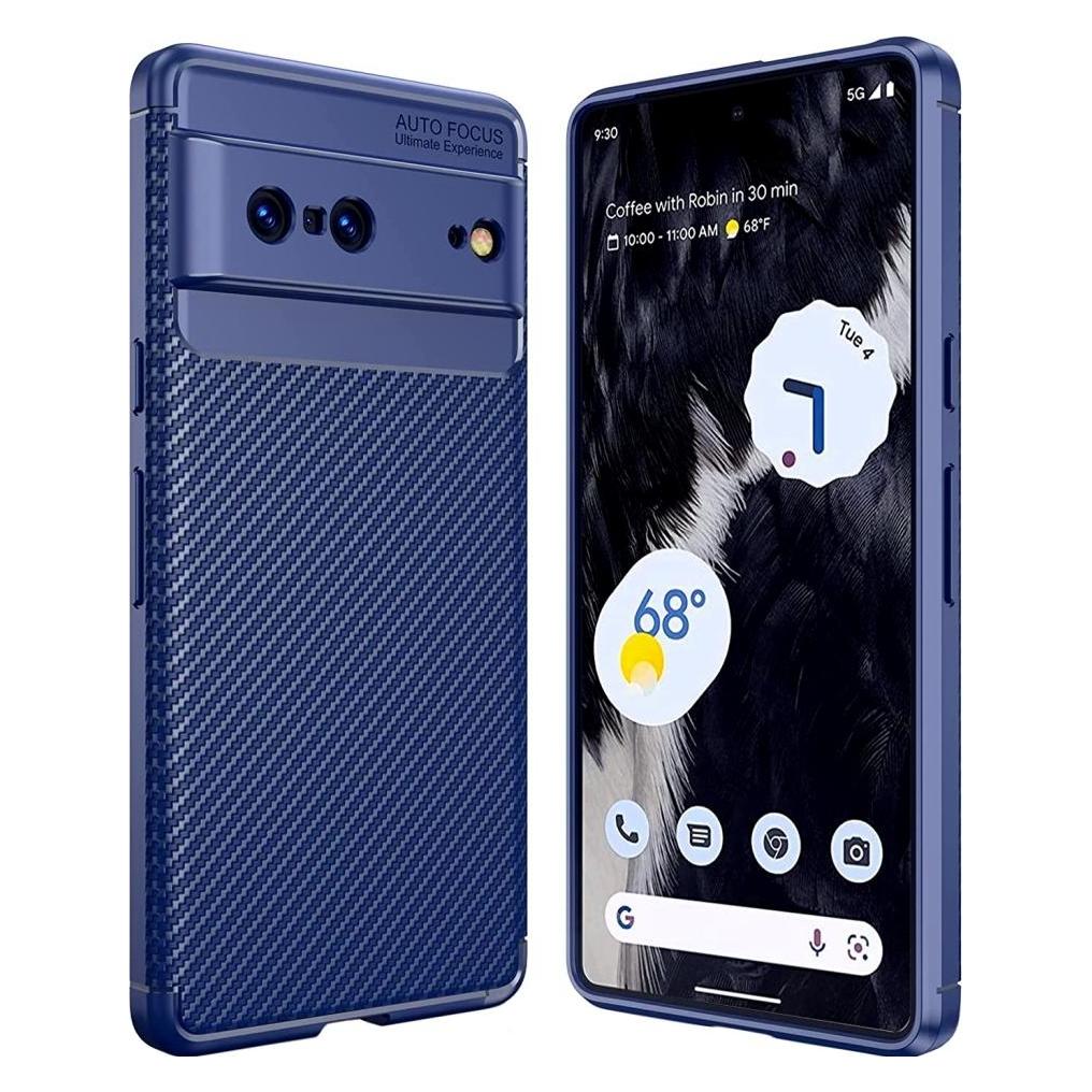 Screenguard Google Pixel 7 Hülle Carbon Design TPU Case (Google Pixel 7) (00031792)