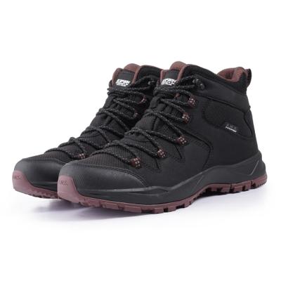 Wanderschuh ICEPEAK "ANSIO MR", Herren, Gr. 46, schwarz, Synthetik, Textil, Schuhe Wanderschuh, wasserdicht