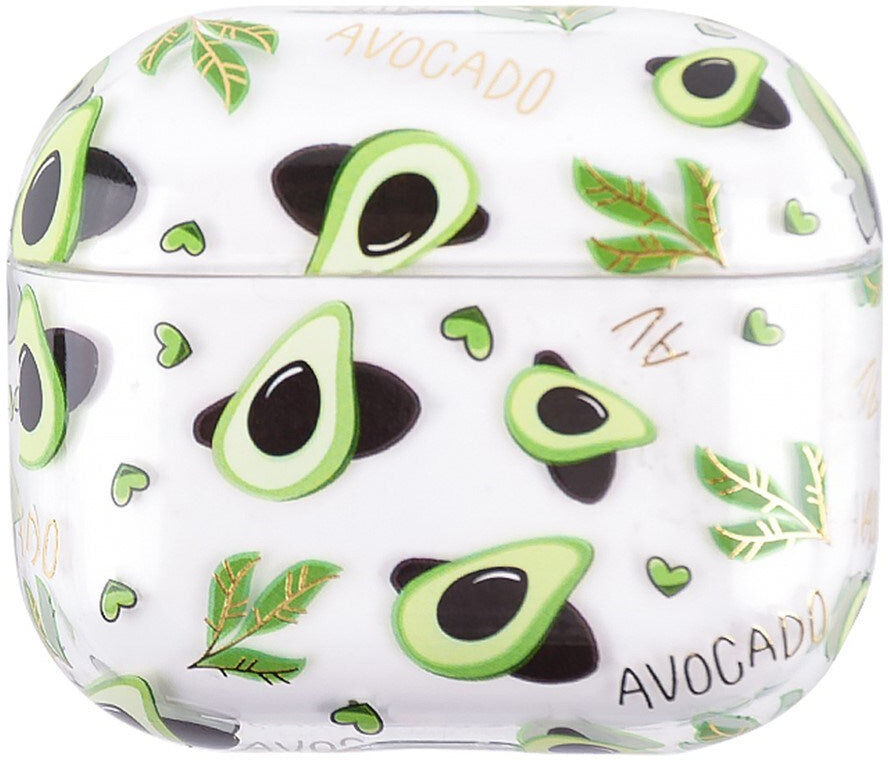 TABLETCOVERS.DK Apple AirPods (3. Gen.) Hårdt Plast Cover m. Mønster - Avocado