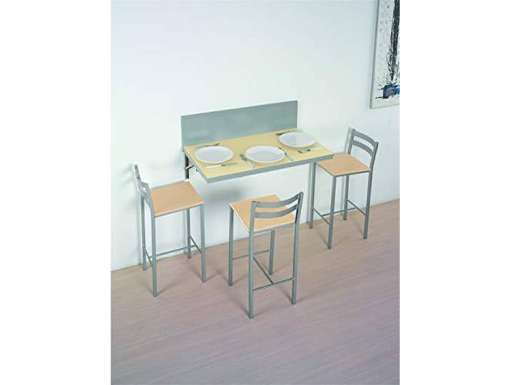 ASTIMESA Küchentisch, Wandmontage, Beige, 50 x 90 cm