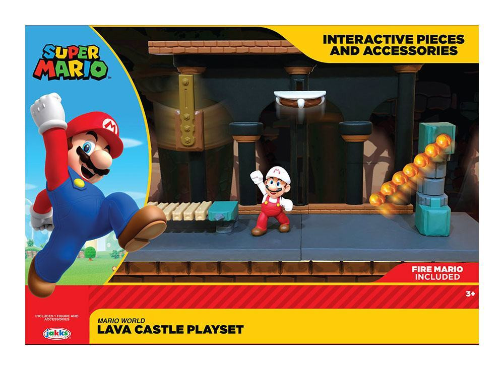 Jakks Pacific Nintendo Super Mario Lava Kasteel Speelset