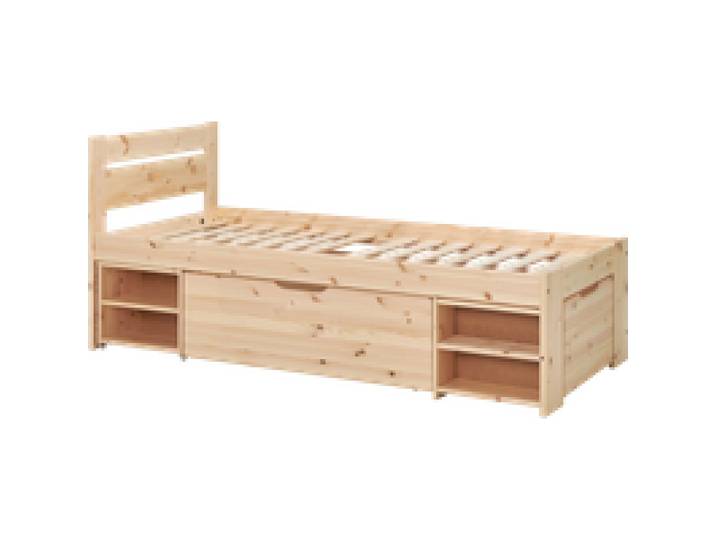 Lit rangement enfant bois massif Tara