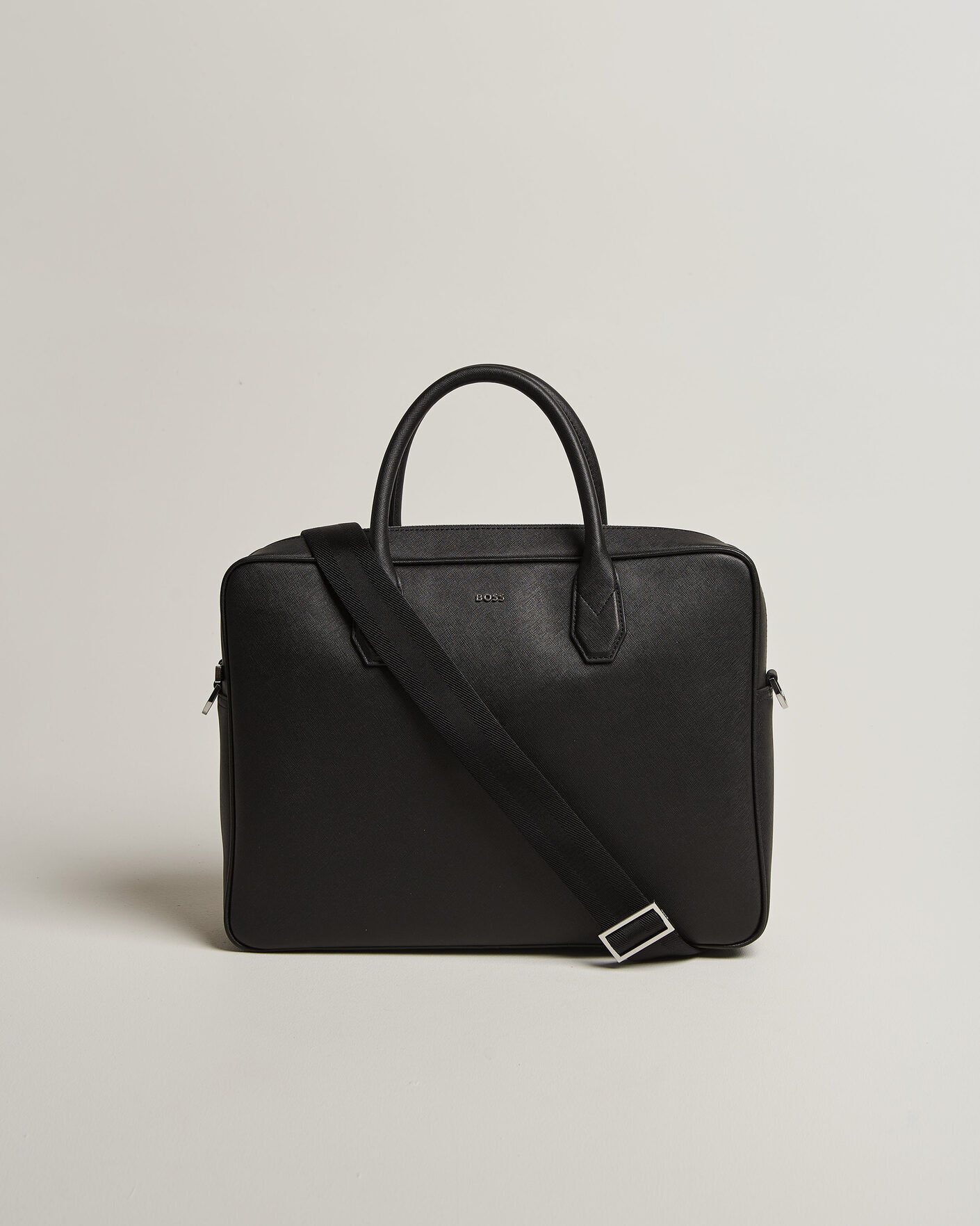 Boss BLACK Northon Leather Document Case Black men One size Sort