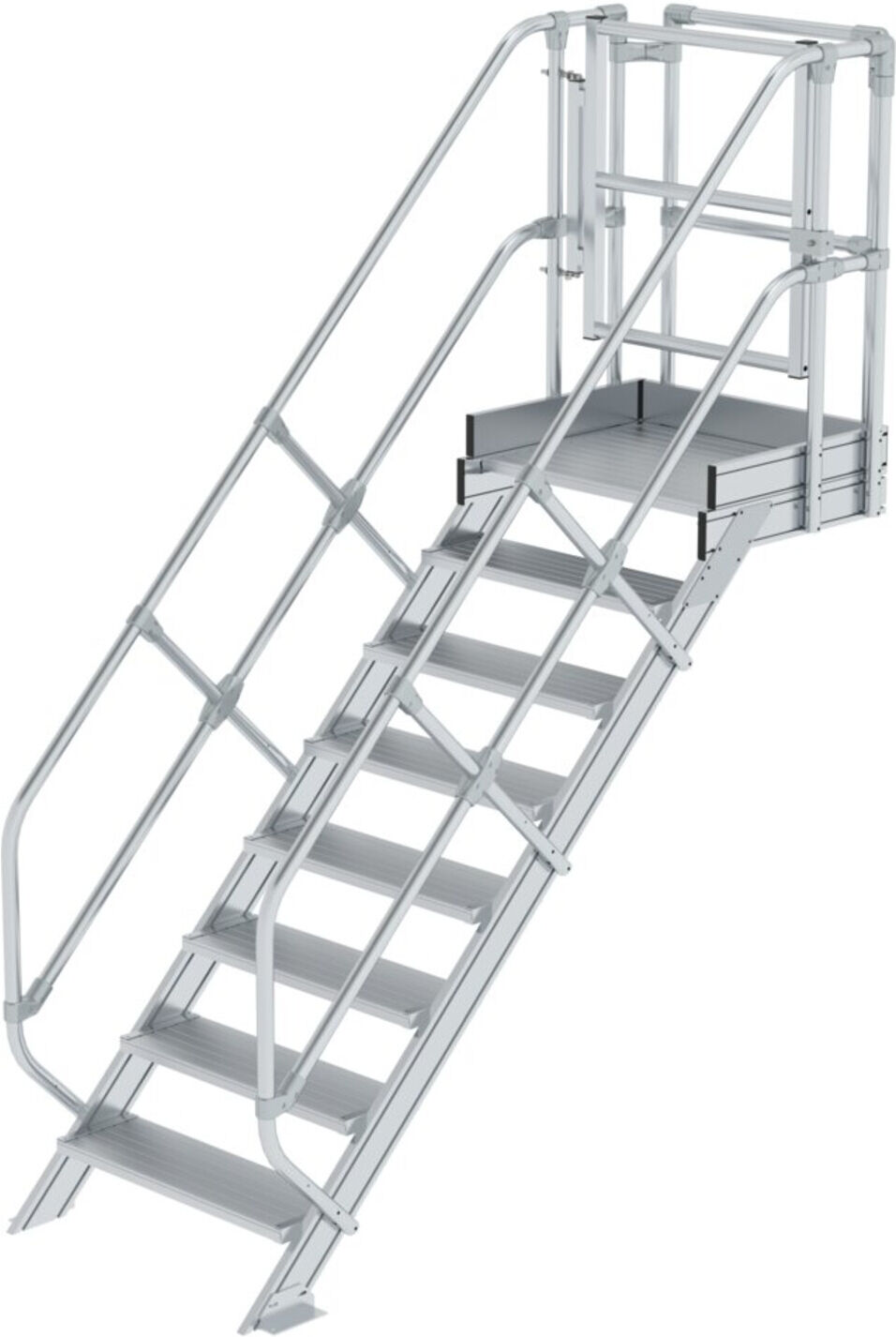 Munk Treppen-Modul Aluminium geriffelt 8 Stufen (632308)