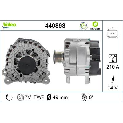 VALEO Generator REMANUFACTURED PREMIUM 440898 für RENAULT