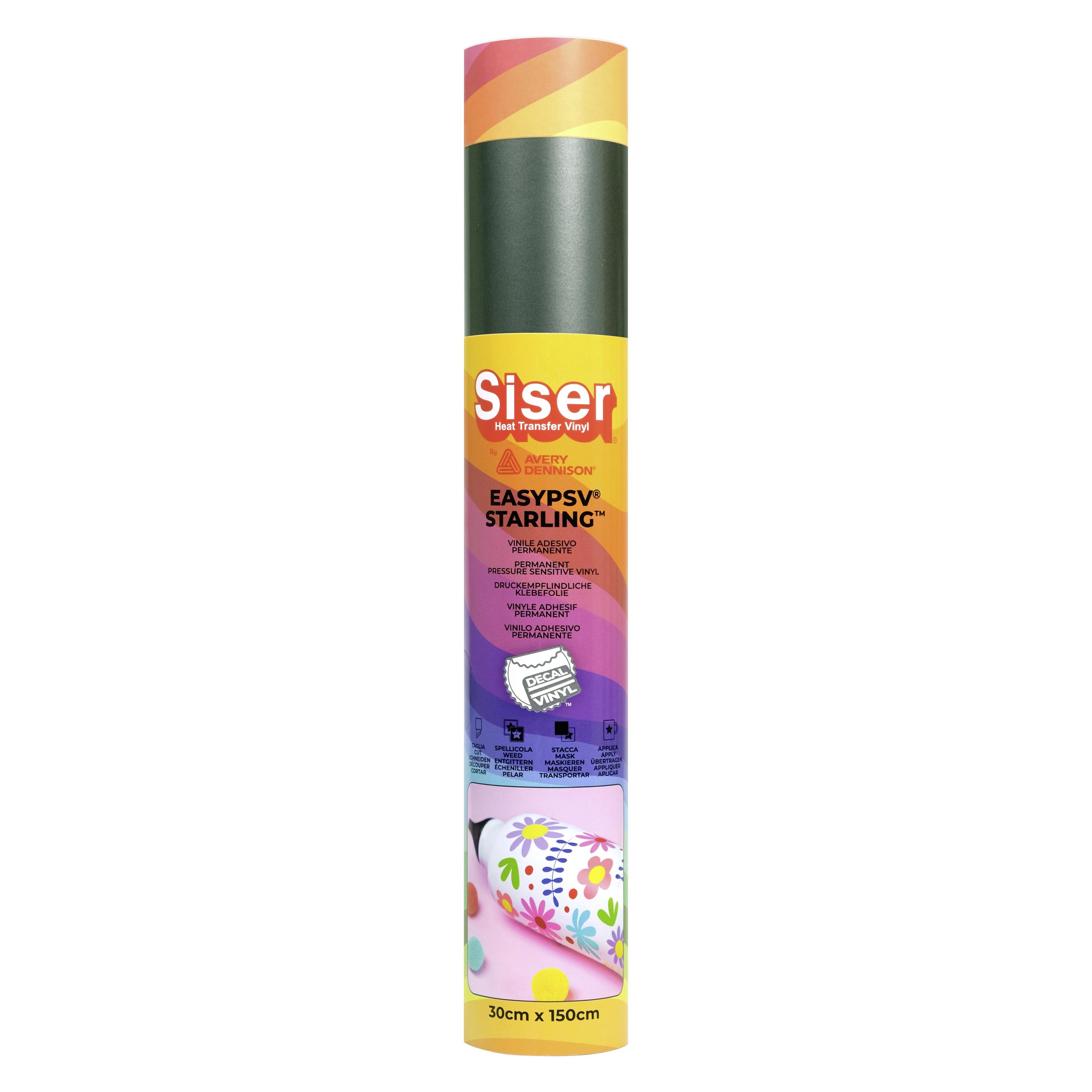 Siser selbstklebende Folie Schnittbreite 30 cm Silver (1FEPSV-GSI-3015)