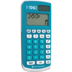 Texas Instruments TI-106 II Taschenrechner Tasche Display-Rechner Blau