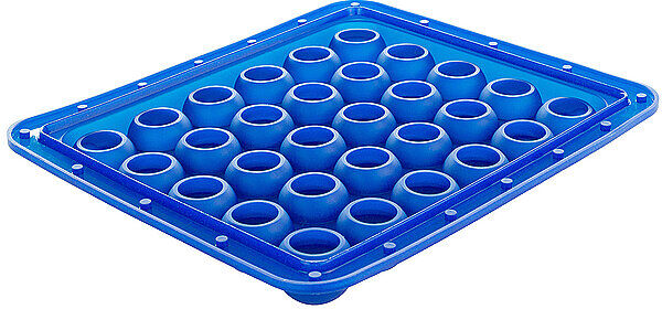 LURCH Eiswürfelform ICE FORMER ARCTIC 3cm Blau / Transparent blau B