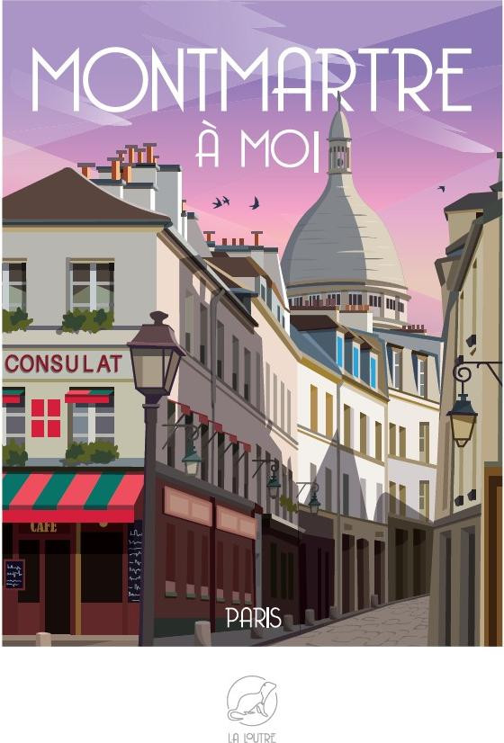 La Loutre Puzzel Montmartre Parijs 1000 stukjes
