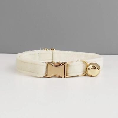 Uplifted Finds Stylish Adjustable Velvet Cat Collar With Bowknot And Free Personalization cat Collar 14 s