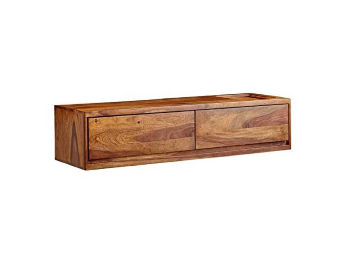 möbelando Lowboard >Jalna< (B/H/T: 108x25x34 cm) in Braun - 108x25x34 (BxHxT)
