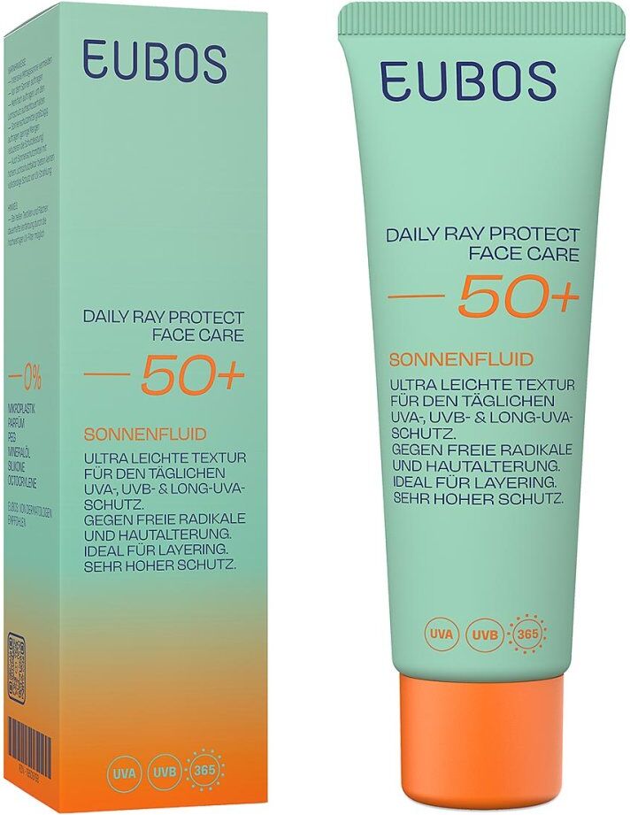 Eubos Daily Ray Protect Face Care Sonnenfluid LSF 50+ 50ml