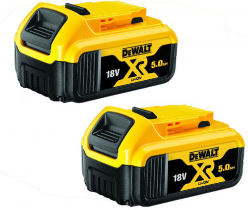 DeWALT DCB184P2-XJ Batterie pour outil (18V/2x5,0Ah) XR Li-Ion 2x akku DCB184