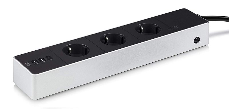 Eve Systems Eve Energy Strip - 3er-Steckdosenleiste Verbrauchsmessung Apple HomeKit Thread 10EAZ8301
