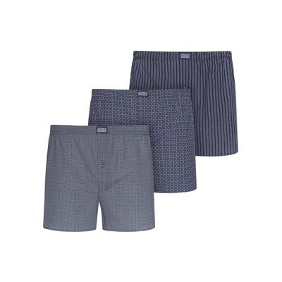 Webboxer JOCKEY "Boxer Woven", Herren, Gr. M, bunt (gemustert, gestreift, gemustert), Obermaterial: 100% Baumwolle, gemustert, gestreift, unifarben, bequem, Unterhosen, in 3 Dessins