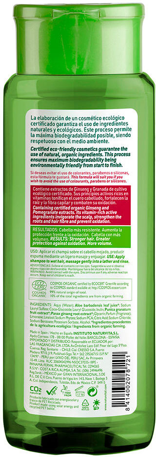 Naturvital Champú Bio Ecocert fortificante 300 ml