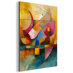 METALLBILD Kunst - Abstrakt - Modern 60x80 cm