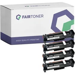 4er Multipack Set Kompatibel für HP CC530A-33A Color LaserJet CM 2320 WBB MFP Toner