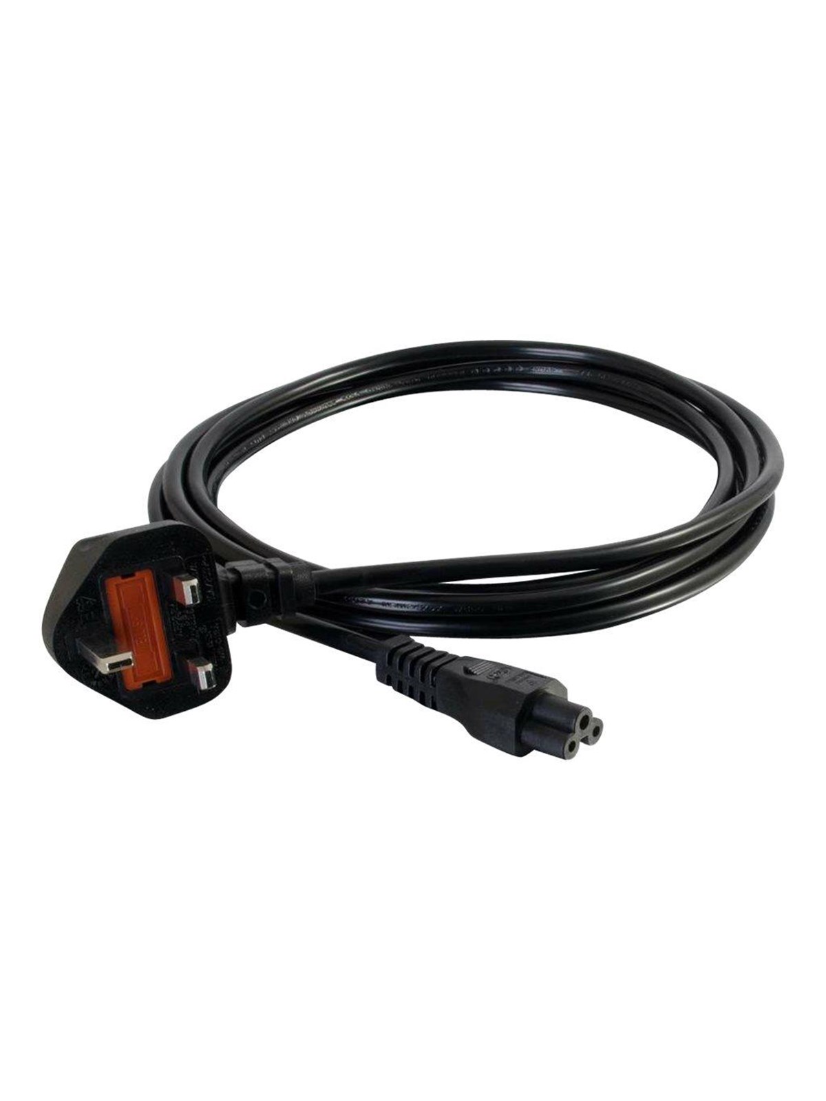 C2G Laptop Power Cord - power cable - IEC 60320 C5 to BS 1363 - 2 m