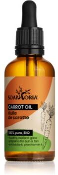 Soaphoria Organic Carrot Oil óleo de cenoura nutritivo para rosto, corpo e cabelo 50 ml. Organic Carrot Oil