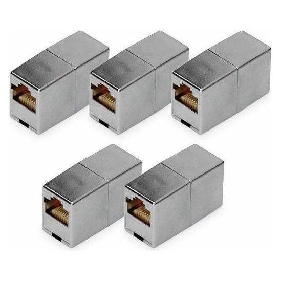 Digitus CAT 5e Modulare Kupplung, geschirmt RJ45 auf RJ45, 5 Stk. (Netzwerk Kupplung) (DN-93901-5)