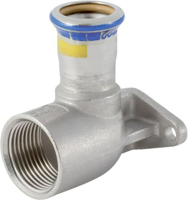 Geberit Coude de raccordement gaz Mapress 90°, pour compteur gaz, ES, 22mmxRp 1 (91099)