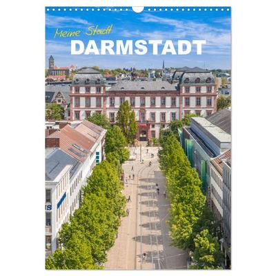 Meine Stadt Darmstadt (Wandkalender 2026 DIN A3 hoch), CALVENDO Monatskalender