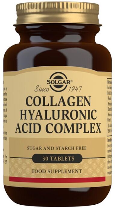 Solgar Collagen Hyaluronic Acid Complex 30 Tablets