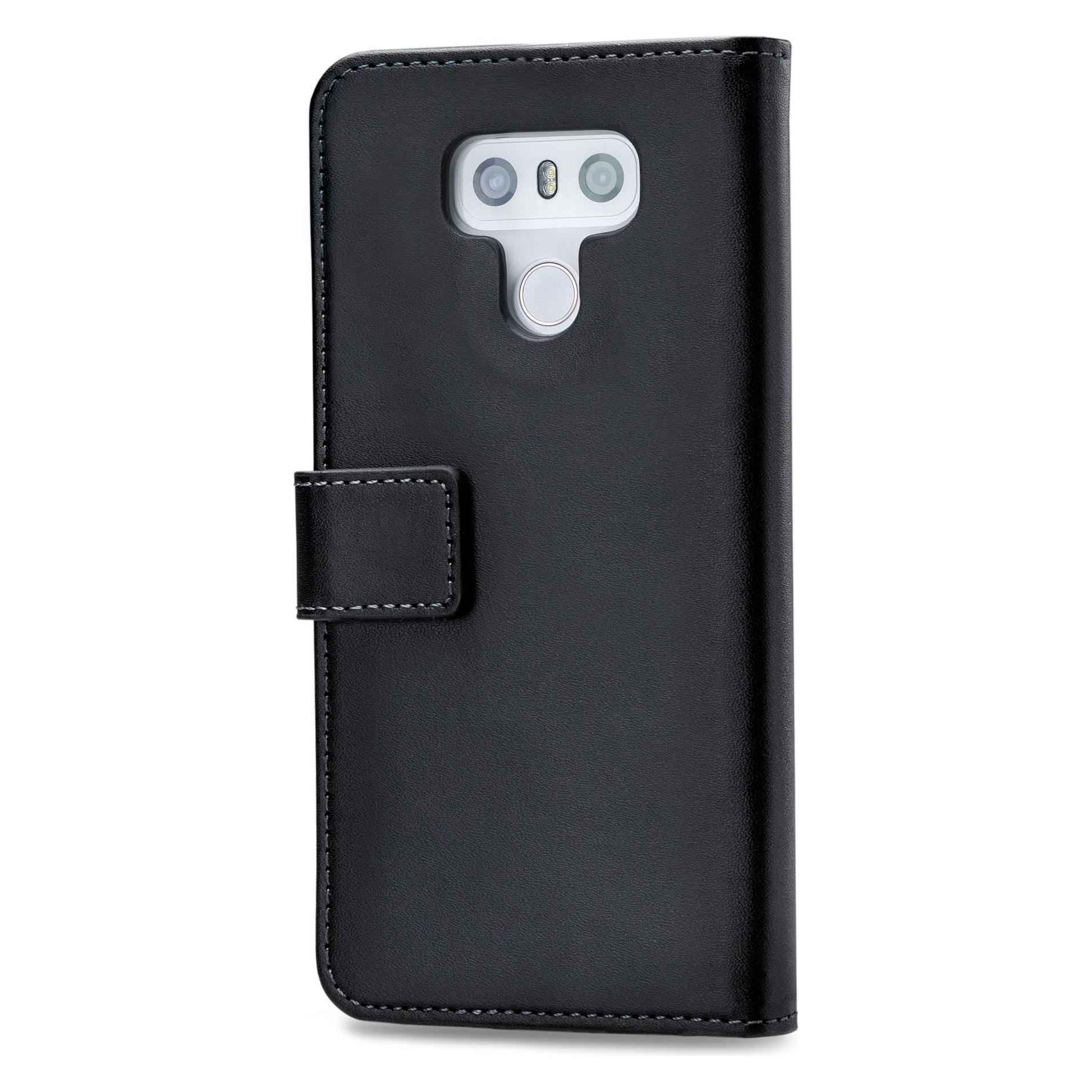 Mobilize Classic Gelly Wallet Book Case für LG G6 - schwarz (LG G6) (23223)